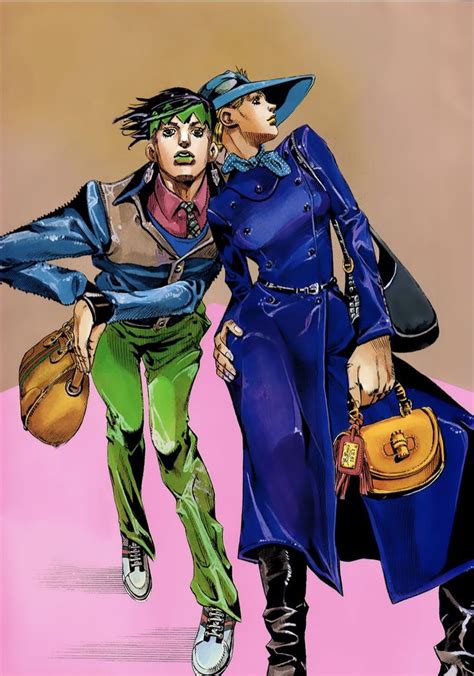 rohan kishibe goes to gucci|jojo collabs with gucci.